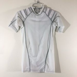 Intelliskin Small White Posture Compression Shirt